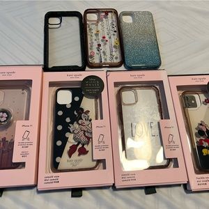 Kate spade iphone 11 cases and assorted iphone 11 cases NOT AVAILABLE SOLD